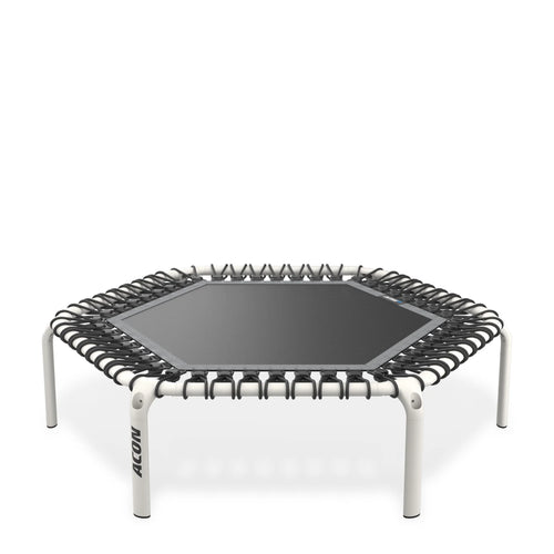 ACON Fit 55in Hexagon Rebounder White Model Marin Backyards