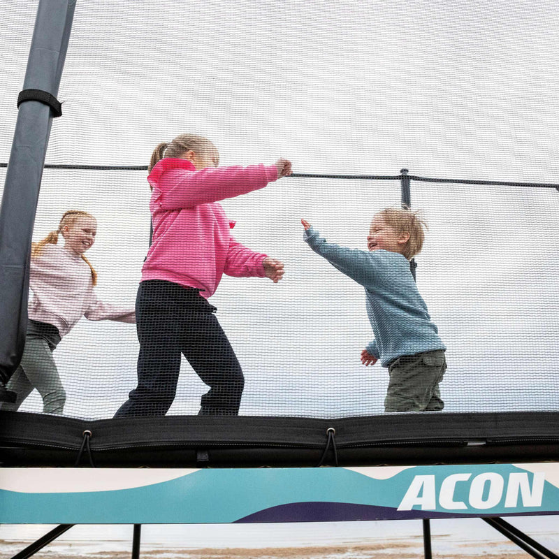 Load image into Gallery viewer, ACON X 17ft Trampoline with Net and Ladder Lifestyle 4 Marin Backyards
