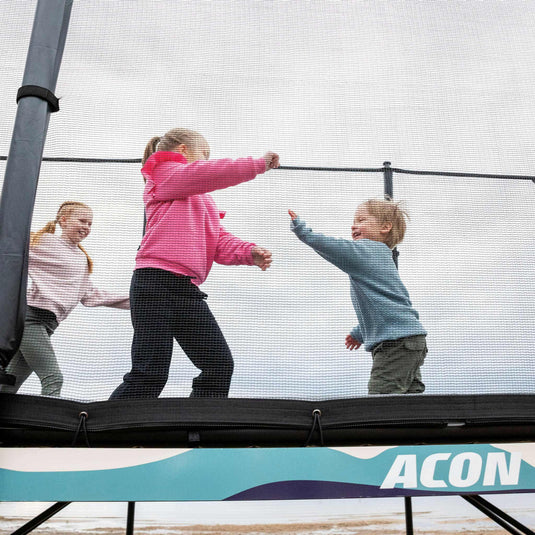 ACON X 17ft Trampoline with Net and Ladder Lifestyle 4 Marin Backyards