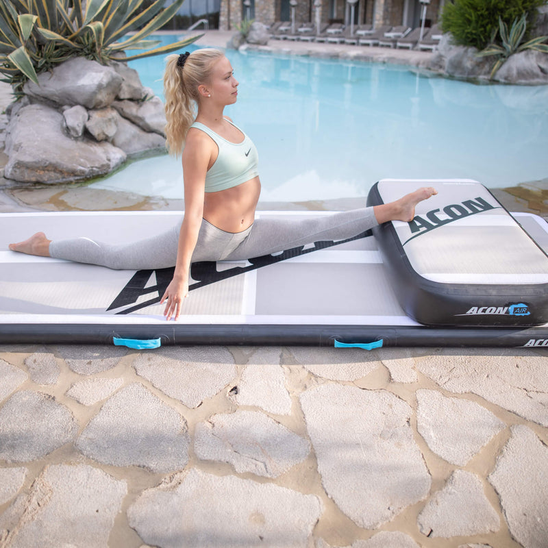 Load image into Gallery viewer, ACON airtrack 10ft and ACON airblock Lifestyle 1 Marin Backyards
