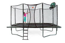 Load image into Gallery viewer, AlleyOOP Rectangular Trampoline 10 Ft x 17 Ft PowerBounce w/ Safety Enclosure

