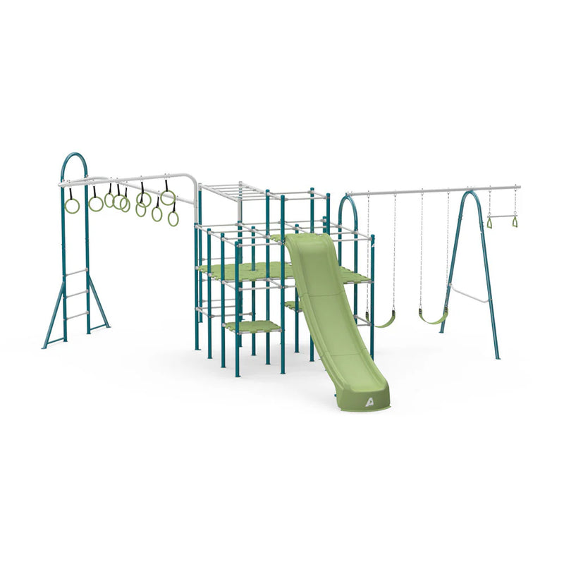 Load image into Gallery viewer, ActivPlay Base Camp Playground + Monkey Bars, Jungle Line Modules
