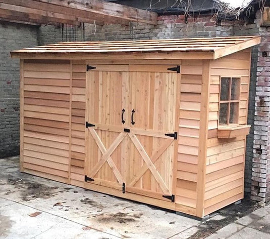 CedarShed 12’x4’ Bayside Double Door