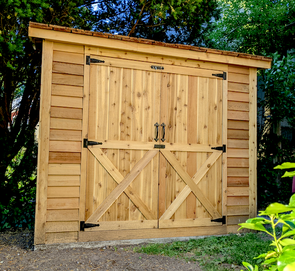 Load image into Gallery viewer, Cedar Shed Bayside Lean-To Double Door
