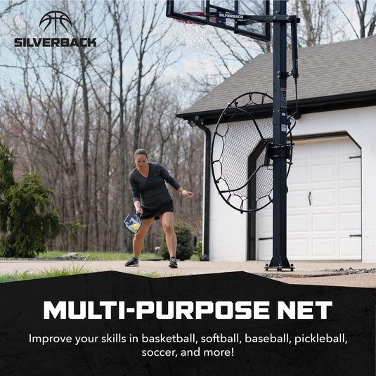 SILVERBACK Pass-Back Basketball Rebounding Net