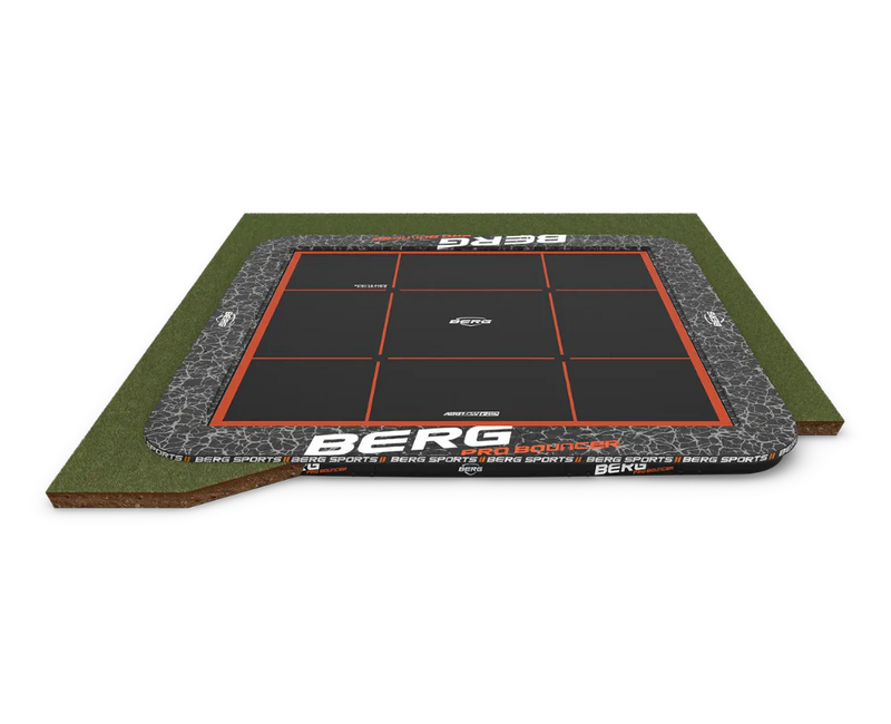 Load image into Gallery viewer, BERG Ultimate Pro Bouncer 16.5&#39;x16.5&#39; Square In-Ground Trampoline
