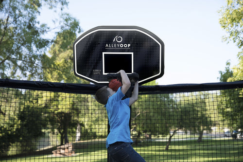 AlleyOOP ProFlex Basketball Hoop Set For Trampolines