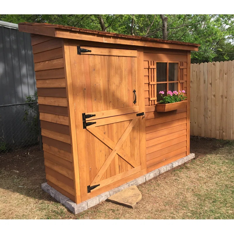 Load image into Gallery viewer, Cedar Shed Bayside Lean-To Dutch Door
