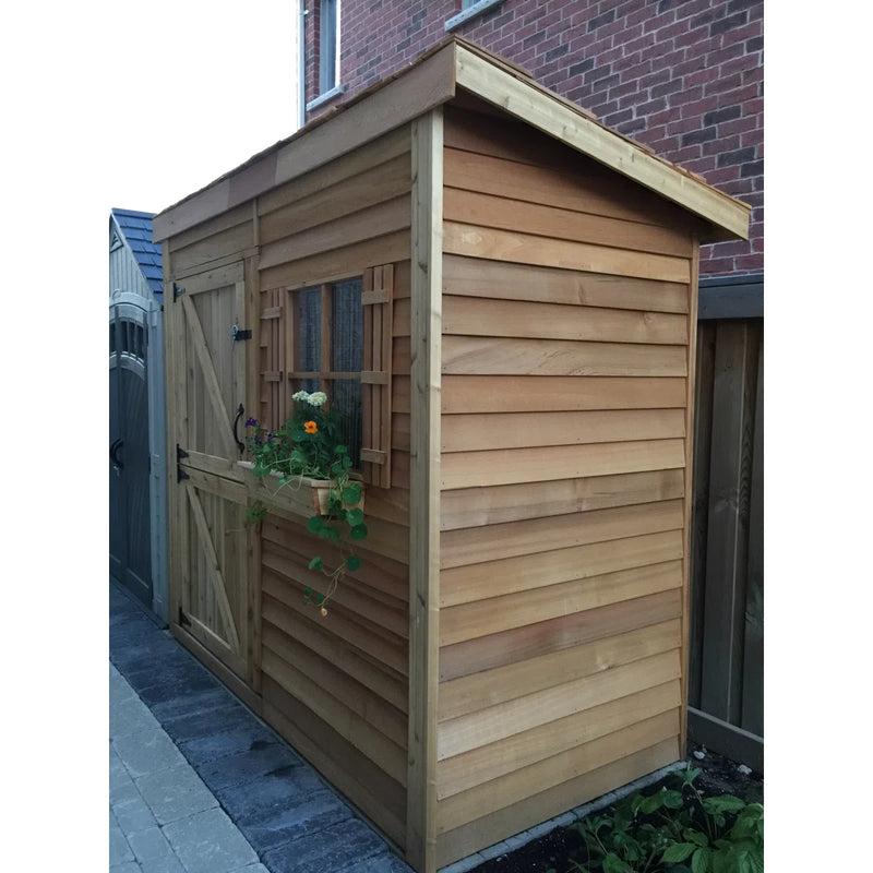 Load image into Gallery viewer, Cedar Shed Bayside Lean-To Dutch Door
