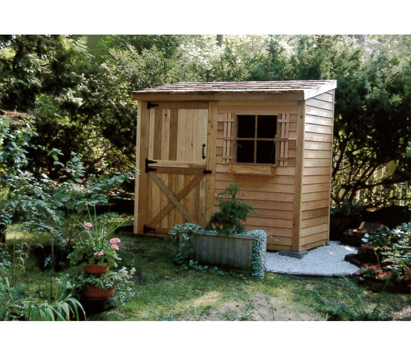 Load image into Gallery viewer, Cedar Shed Bayside Lean-To Dutch Door
