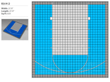 Load image into Gallery viewer, Small Basketball Court Kit 2
