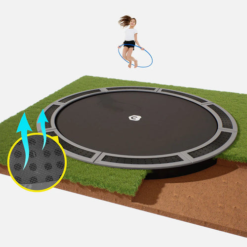 14ft Round Capital In Ground Trampoline