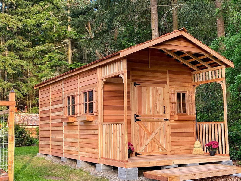 Load image into Gallery viewer, CedarShed 10&#39;x 20&#39; Clubhouse Model 2 Marin Backyards
