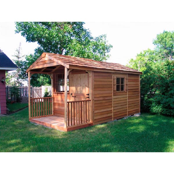 Load image into Gallery viewer, CedarShed 10&#39;x 20&#39; Clubhouse Model 5 Marin Backyards
