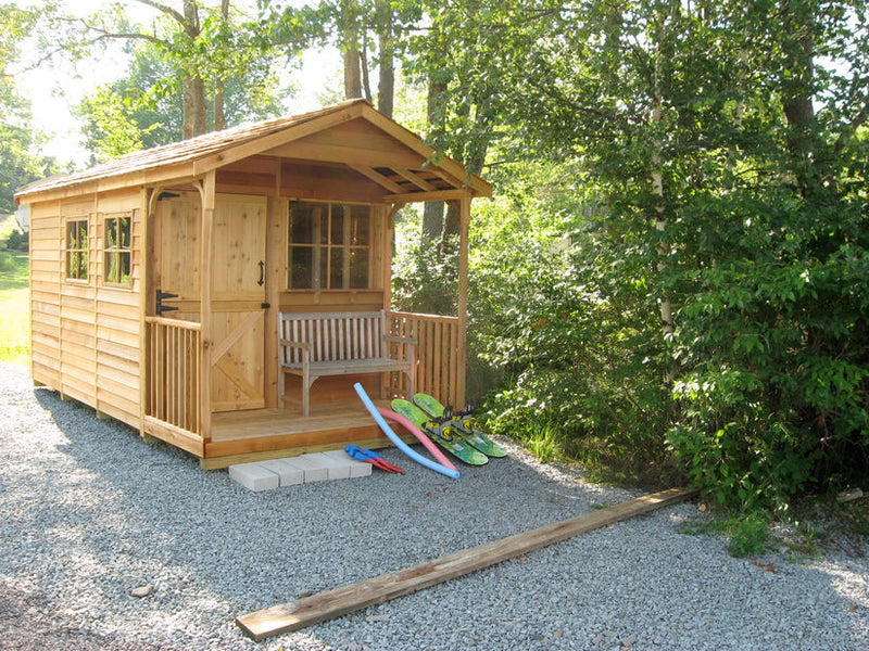 Load image into Gallery viewer, CedarShed 10&#39;x 20&#39; Clubhouse Model 7 Marin Backyards
