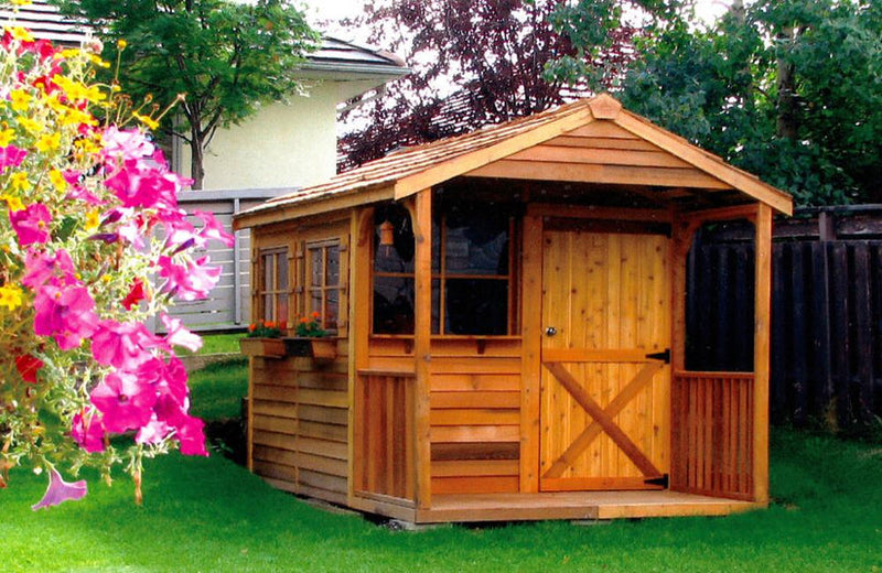 Load image into Gallery viewer, CedarShed 10&#39;x 20&#39; Clubhouse Model 8 Marin Backyards
