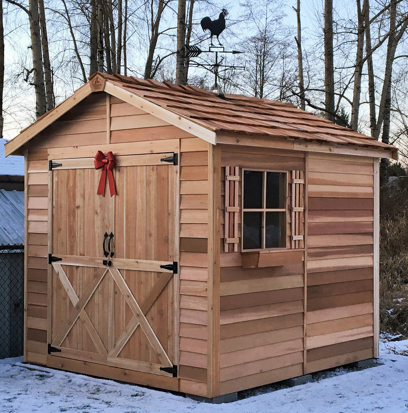 Load image into Gallery viewer, CedarShed 8’x 8’ Storage Shed Model 1 Marin Backyards

