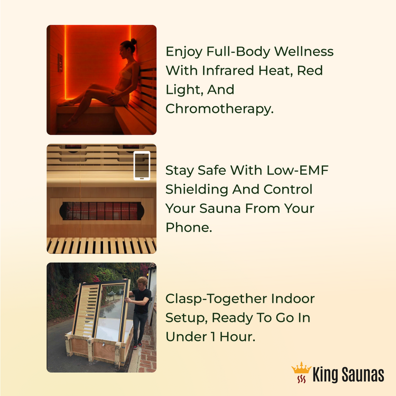 Load image into Gallery viewer, The Crown 2-Person Luxury Full Spectrum Infrared Sauna with Smart WiFi App Control
