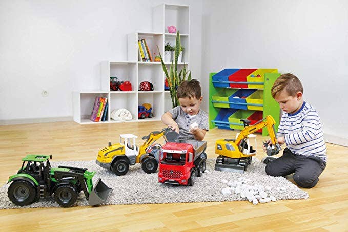 Load image into Gallery viewer, Dump Truck Toy Mercedes-Benz Children Playing Marin Backyards
