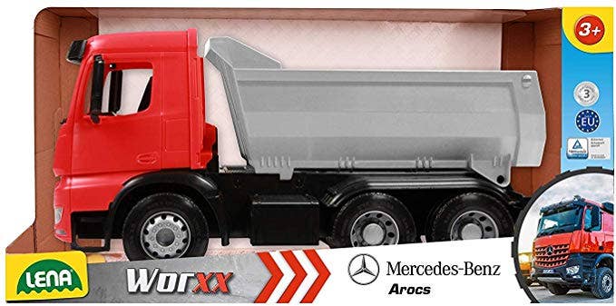 Load image into Gallery viewer, Dump Truck Toy Mercedes-Benz In Pack Marin Backyards
