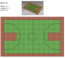 Load image into Gallery viewer, Pro/College Basketball Court Kit 14
