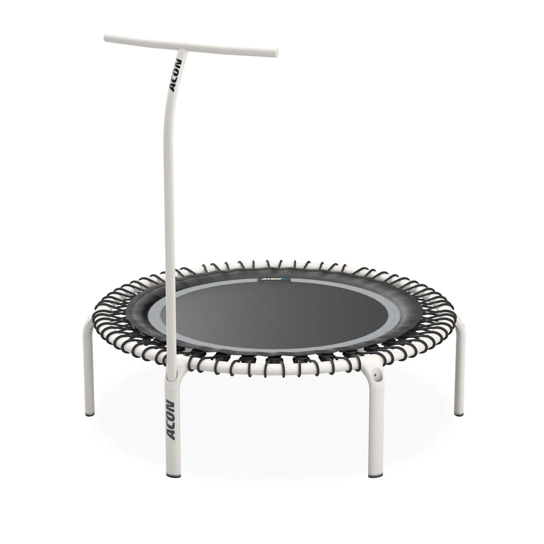 ACON Fit 44in Round Rebounder with Handlebar - White