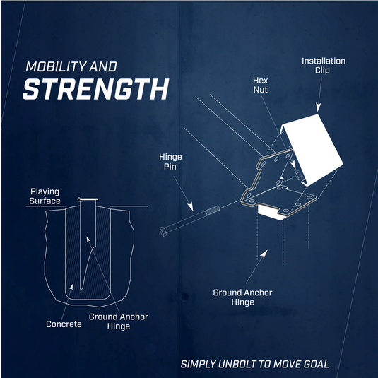 Goalsetter Contender 54" (Glass Backboard)