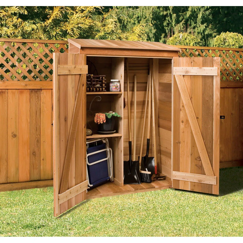 Load image into Gallery viewer, CedarShed 4'x 2' Gardener's Hutch
