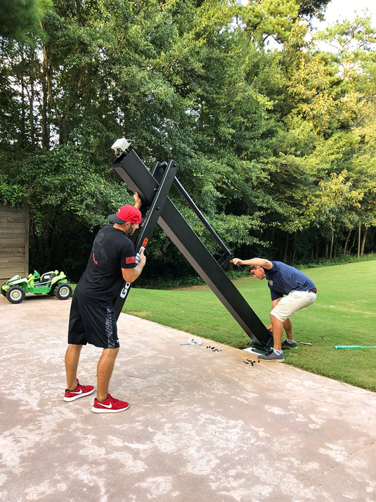 In-Ground Basketball Hoop Installation