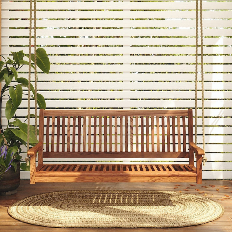 Load image into Gallery viewer, East Green Hayden Acacia Porch Swing
