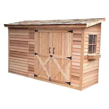 Load image into Gallery viewer, CedarShed 12’x4’ Bayside Double Door
