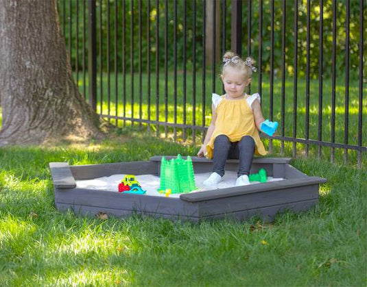 Hexagonal Sand Box with Weather Cover