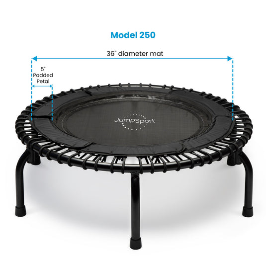 JumpSport 200 Series Fitness Trampolines 39 Inches Model 2 Marin Backyards