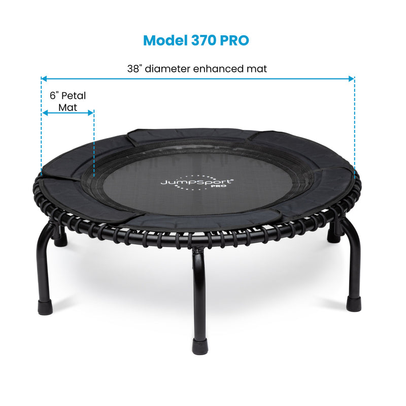 Load image into Gallery viewer, JumpSport 300 PRO Series Fitness Trampolines 39 Inches Model 2 Marin Backyards
