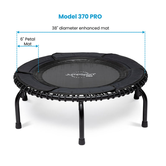 JumpSport 300 PRO Series Fitness Trampolines 39 Inches Model 2 Marin Backyards