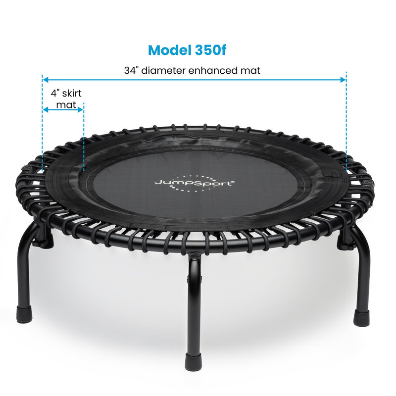 Load image into Gallery viewer, JumpSport Foldable Fitness Trampolines 39 or 44 inches Model 4 Marin Backyards
