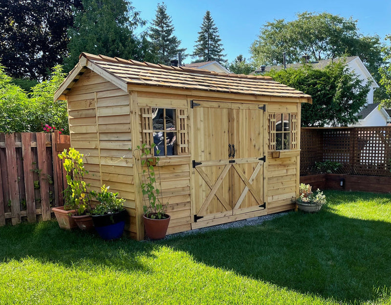 Load image into Gallery viewer, CedarShed 12&#39;x 10&#39; Longhouse
