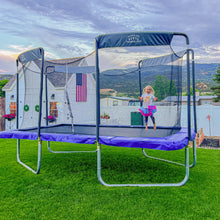 Load image into Gallery viewer, 17&#39; x 10&#39; Rectangle Olympic-Sized Premium Trampoline with Enclosure
