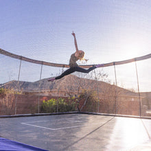 Load image into Gallery viewer, 15&#39; Premium Square Trampoline with Enclosure Net
