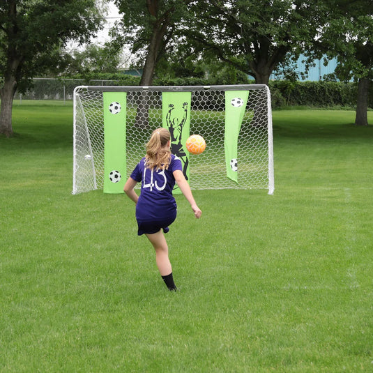 Skywalker Sports 12' x 7' Soccer Goal with Practice Banners