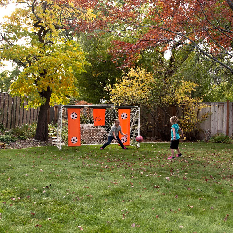 Load image into Gallery viewer, Skywalker Sports 9&#39; x 5&#39; Soccer Goal with Practice Banners
