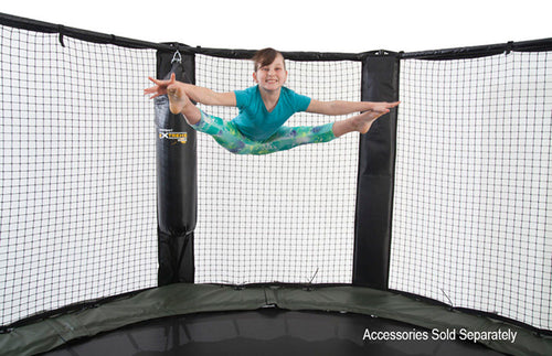 Clearance AlleyOOP 12' Extreme Trampoline with Enclosure | Octagon Kit & Training Bag