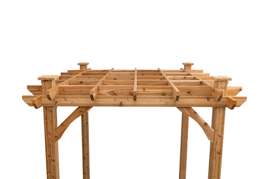 Mabel 8ft x 8ft  Pergola Kit Model 4 Marin Backyards