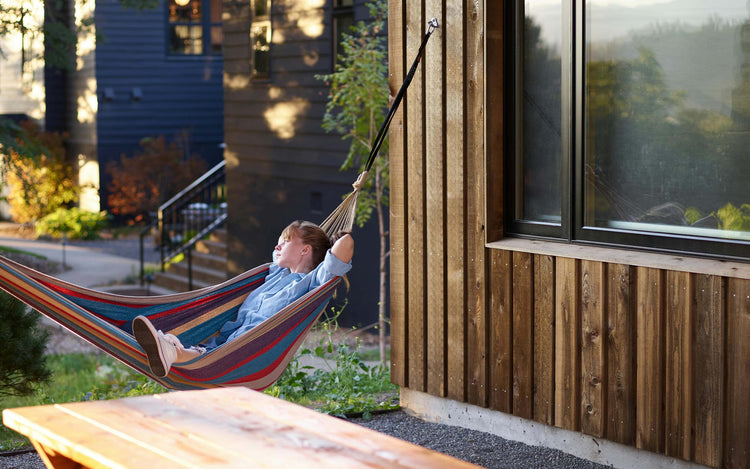 Marin Backyards | Relaxing in a Hammock in Your Backyard