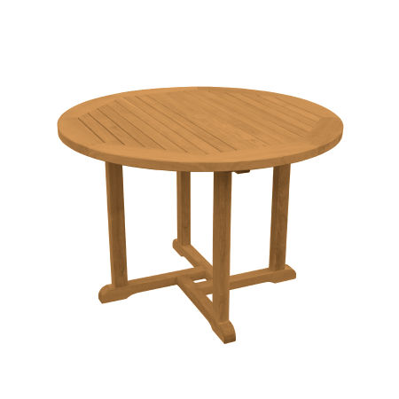 Medium Round Teak Table Restoration Service Marin Backyards