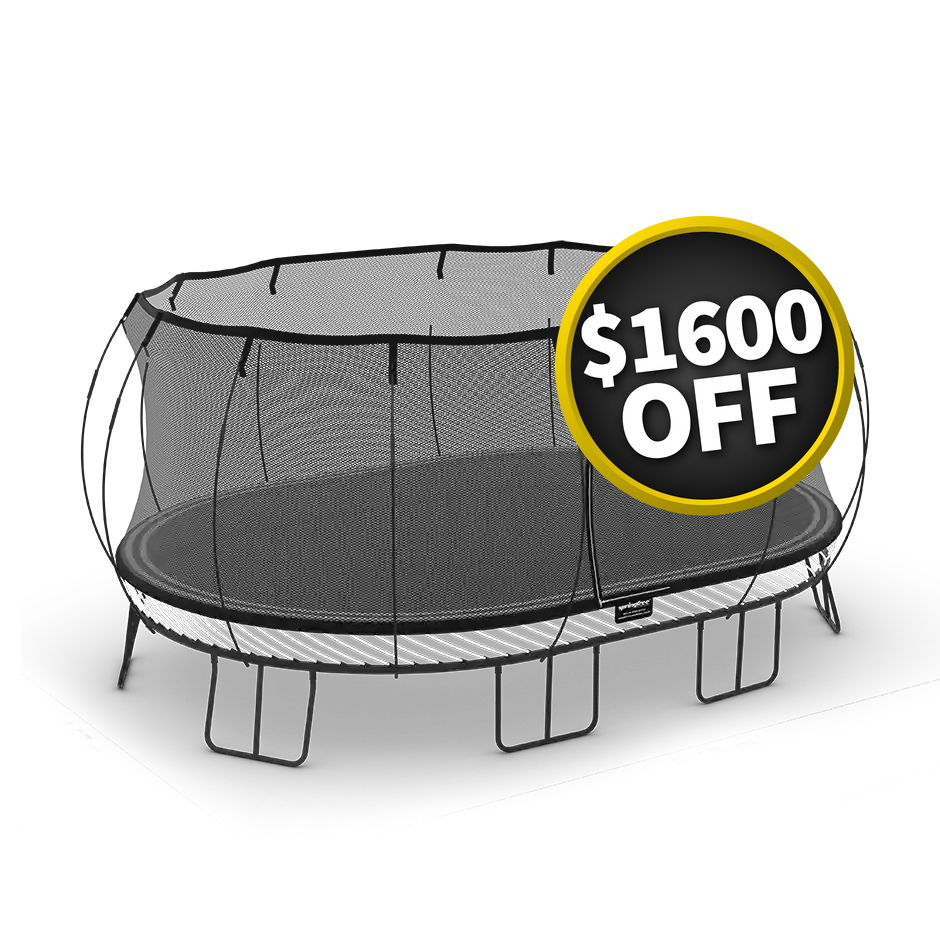 Springfree® Jumbo Oval Trampoline 12' x 19'