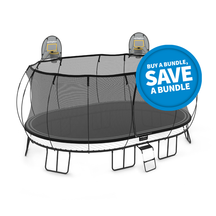 Springfree® Jumbo Oval Trampoline 12' x 19'