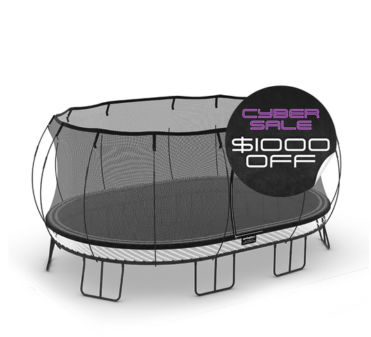 Springfree® Jumbo Oval Trampoline 12' x 19'