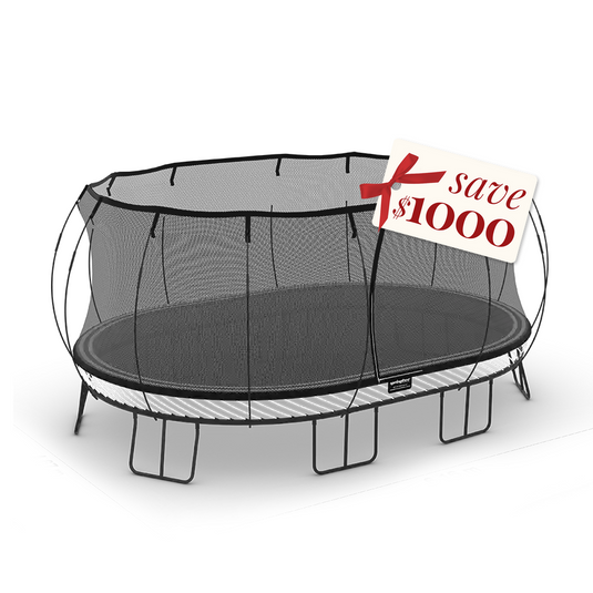 Springfree® Jumbo Oval Trampoline 12' x 19'