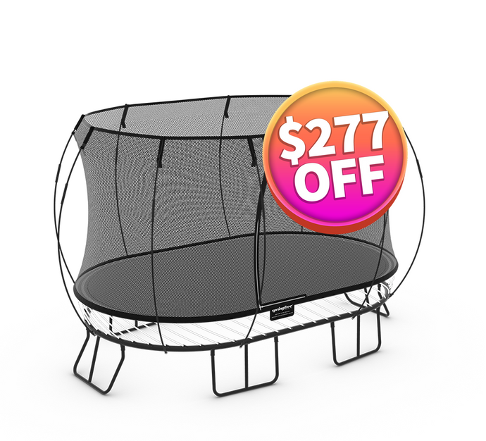 SpringFree Large Oval Trampoline 8' x 13'